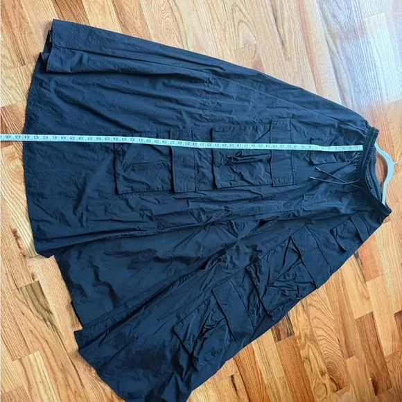 Black Maxi Skirt with Pockets XL - Picture 5 of 7
